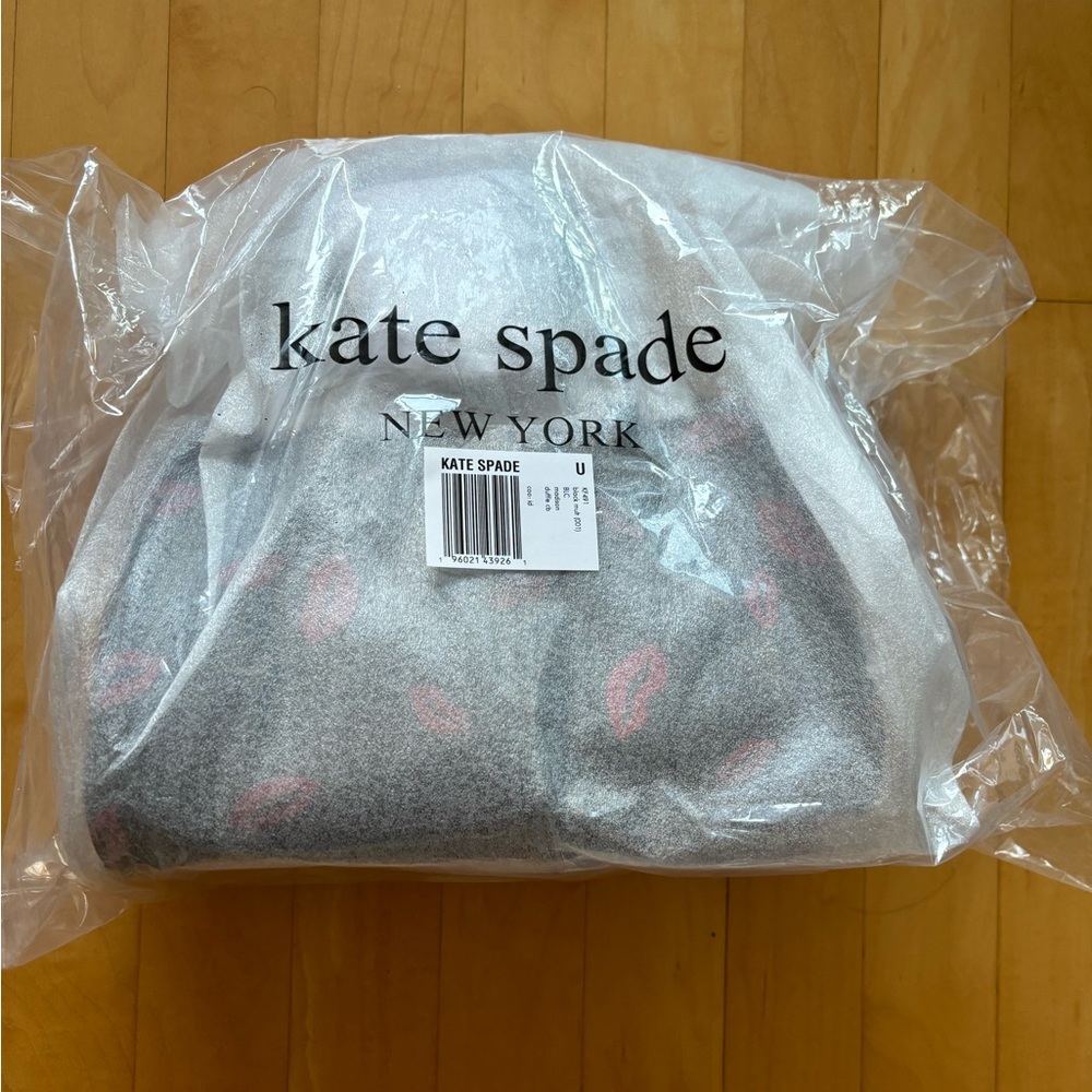 Kate Spade Madison Lip Tods Duffie Lipstick Print Bag Crossbody Top Handle - Picture 7 of 8